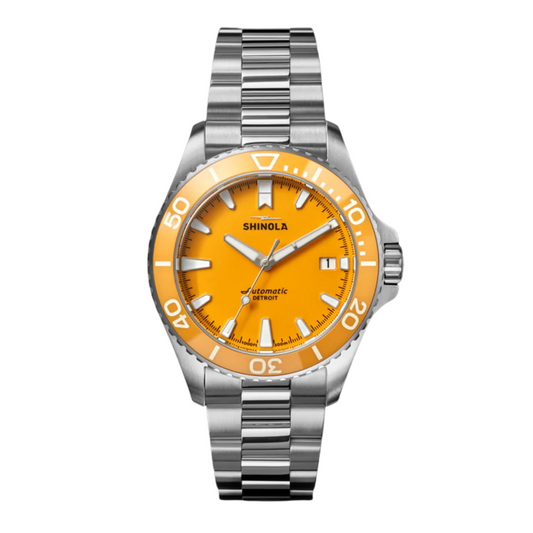 Monster Lake Huron 39mm, Silver Bracelet