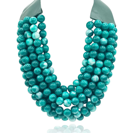 Multi Strand Turquoise Magnetic Clasp