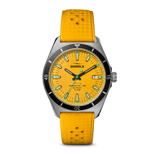 Watch: Duck 3hd 40mm, Canary Rubber Strap