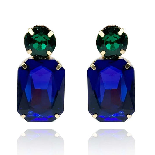 Peacock Blue Octagon Tourmaline Round