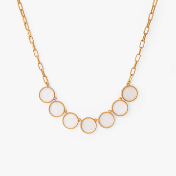 Brackish Christina Multi-Bezel Necklace