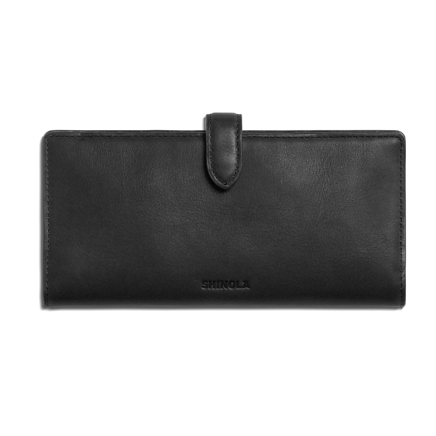 Shinola Continental Wallet, Black