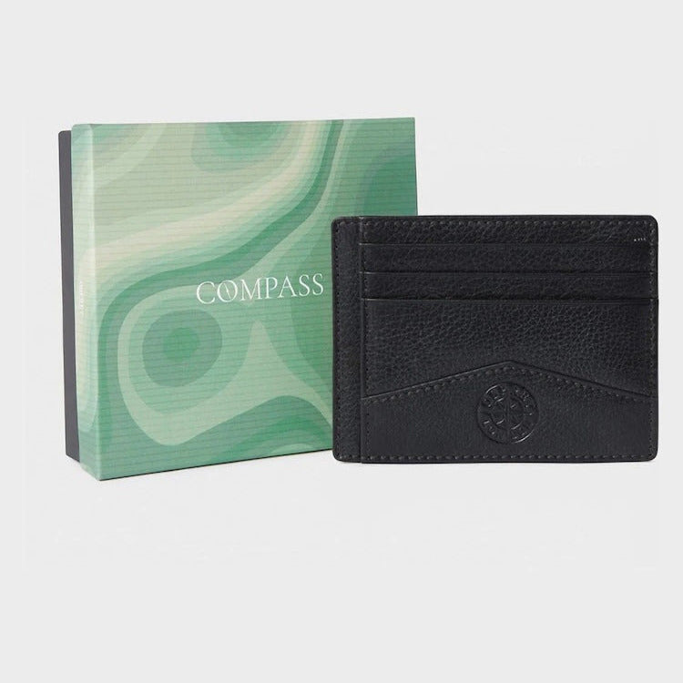 Compass Card Wallet - Black – Hartford House