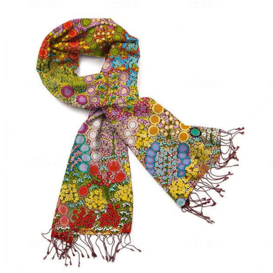 Aboriginal Wild Flowers Scarf