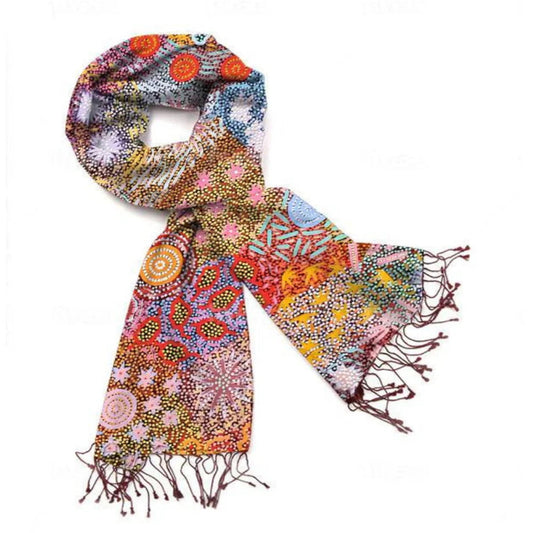 Aboriginal Grandmother's Country Scarf