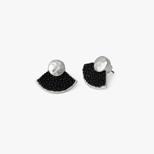 Brackish Khari Fan Earring, Silver