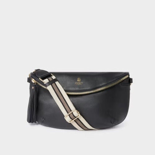 The Milano Leather Sling Bag in Black