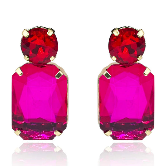 Fuchsia Octagon Ruby Round