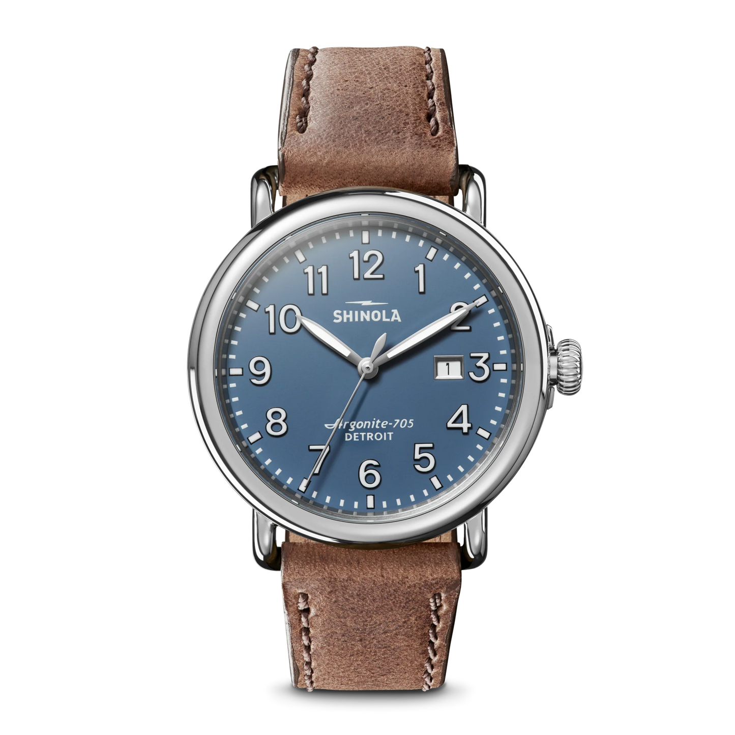 Watch: Runwell 3hd 41mm, British Tan Leather