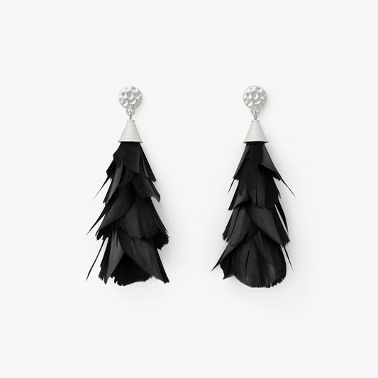 Brackish Parades Statement Earring, Silver