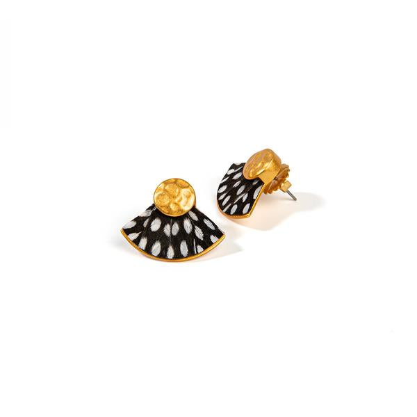 Brackish "Hiott" Stud Fan Earring