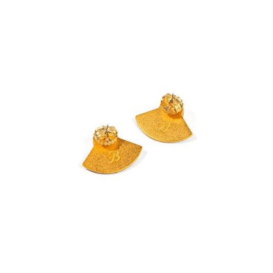 Brackish "Hiott" Stud Fan Earring