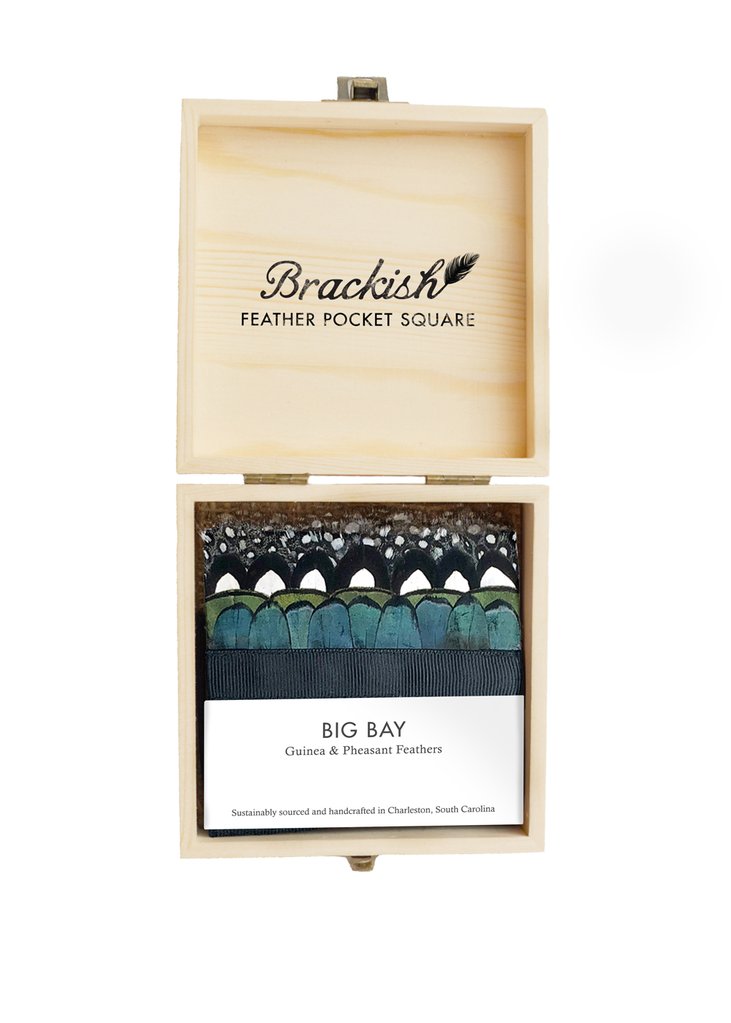 Brackish "Big Bay" Pocket Square