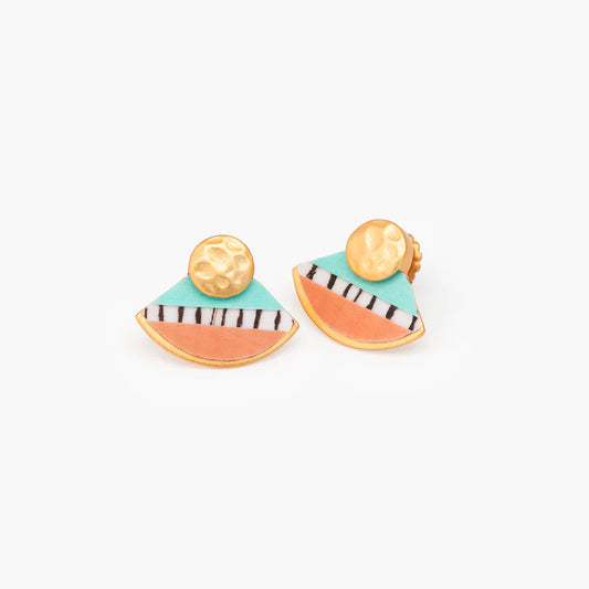 Brackish "Dah" Stud Earring